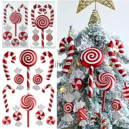 Dekoracje świąteczne mieszaj urocze świąteczne cukierki batoniki lizaki choinki świąteczne Świętowanie Zajęcia