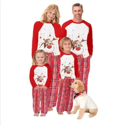 Family Matching Outfits Family Christmas Pajamas Set Deer Mother Kids Adult Baby Xmas Family Matching Outfits Christmas Pajamas Family Clothes 231019