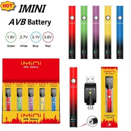 ホットセラーImini 510スレッドバッテリー喫煙ベープ蒸気装置ペン380 mah vapeペンバッテリー予熱バッター