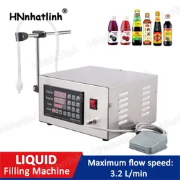 5 ml till 3500 ml Semi Automatic Juice Digital Pump Water Liquid Filling Machine för oljeflaskvätskefyllning