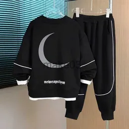 Clothing Sets Boys Fashion New Spring Autumn Sweatshirts Suits Teenage Kids Korean Style Trend Outifts Sportswear Children Clothes Sets J231020
