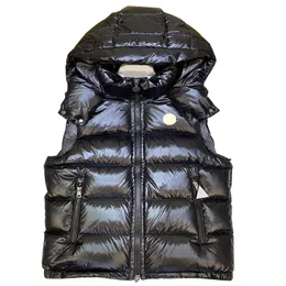 Mens Down Vest Fashion Designer vinter ärmlös puffer Jacke -kappa blixtlås vindbrytare puffer campus huva ner jacka varm vindtät cykeljacka