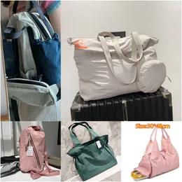 pack borsa da yoga in nylon borsa da shopping da donna e da uomo per esterni di grande capacità, borsa da viaggio 2 in 1