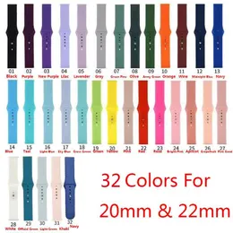 90 Colors Silicone Watchband For Smart Watch Straps smartwatches for Samsung Galaxy Strap Sport Replacement Bracelet smart accessories