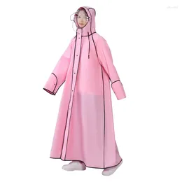 Raincoats Long Raincoat Full Body Single Person Fashion Riding Rainstorm Proof Poncho Electric Battery Bicycle Adult