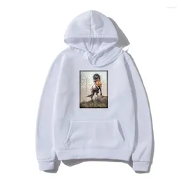 Męskie bluzy męskie men sweatsweatshir piękny koń bluza z kapturem sweter longsleeve wierzchnia odzież fajna kobiety hoodys