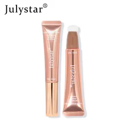 Julystar6 Color 10ml Liquid Blush Evidenziatore Pen Pearl Fine Shine Matte Beauty Stick Illumina naturalmente il cuscino Blush Stick