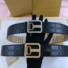 Belt designer bälte för män designer klassisk mode casual bokstav slät nålspänne spänne äkta läderbälte bredd 3,8 cm 4 stilar med fabriksbutik