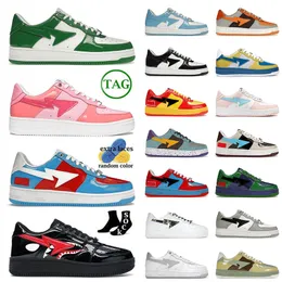 2024 Platform Designer Casual Shoes Sk8 Sta for Men Women Skate Low Black White Jjjjound Shar Abc Camo Pink Suede Leather Luxurys Mens Trainers Loafers
