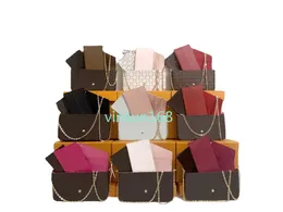 Top-Luxus-Damen-Geldbörsen, Schultergurt-Taschen, hochwertige Designer-Taschen, schöne und stimmungsvolle hochwertige Verpackung 61276