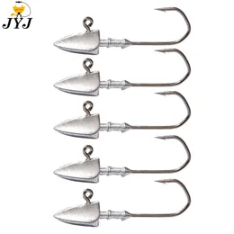 Fishing Hooks Triangle Head Hooks 3.5g 5g 7g 10g 14g 20g Ship type fishing hook soft worm jig Lure Hook Jig Head Fishing Tackle Hooks 231020