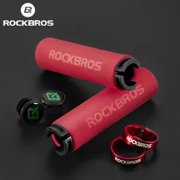 مكونات مقاود الدراجة Rockbros Rockbros Grips Mtb Silicone Sponge Handlebar Grips anti-skid chocring chocring Grips 231020