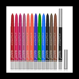 Eye Shadow GLAZZI Waterproof Rainbow Matte Colorful Liquid Eye Liner Pencil White Pink 12 Color Eyeliner Pen Long-Lasting Cosmetics 231020