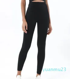 Luluwomen calças de yoga legging com bolsos cintura alta leggings mulheres esportes correndo treinamento fitness jogger sweatpants moldar calças