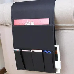 Aufbewahrungsboxen Oxford-Stoff-Sofa-Tasche Wasserdichte Armlehnenseite Heavy Duty 5-Pocket-Organizer für Couch