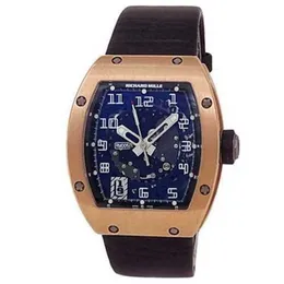 Richarmill Watch Tourbillon Automatic Mechanical Wlistwatches Swiss Men's Watches RM005 18K Rose Gold Leather Auto Skeleton Men's Watch RM005 AF WN-AJLE