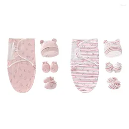 Couvertures Born, sacs de nuit, chapeau unisexe pour bébé, mitaines/chaussettes en option