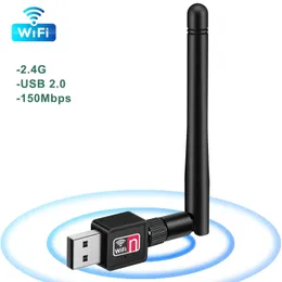 Wi Fi Finders USB WiFi Adapter 150Mbps 2 4GHz Antenna 802 11n g b Ethernet dongle LAN Wireless Network Card PC Receiver 231019