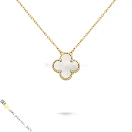 Designer Jewelry Four Leaf Clover Designer Necklaces for Women Mother-of-pearl Necklace Titanium Steel Gold-plated Never Fade Not Allergic, Store/21621802