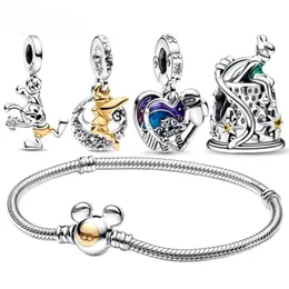 925 Sterling Silver fit pandora charms Bracelet beads charm Original Bracelet Exquisite DIY Birthday Jewelry
