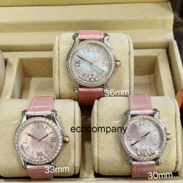 Orologio da polso da donna Orologio di moda Designer Luxury Choprds Diamond Quarzo da donna Impermeabile Movimento leggero scorrevole Happy Sport 2 Q6ZC