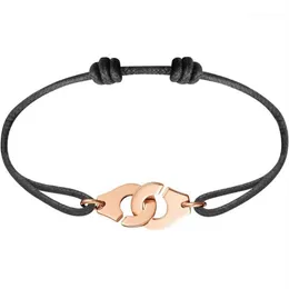 Bangle Famous Unisex Cool Woven Handcuffs Bracelet For Women And Men Rope Bracelets Br-321251S