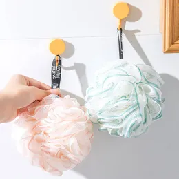 Spugna schiumosa Bubble Wisp per corpo Doccia morbida Fiore Mesh Ball Detergente per la pelle Strumenti per la pulizia Palla da bagno Accessori per il bagno