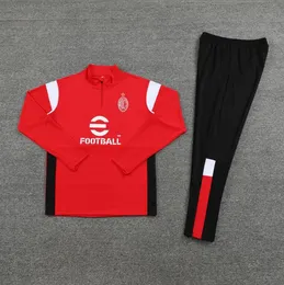 New 2023 2024 Ac tracksuit football jerseys training suit designer jersey soccer maillot survetement foot futbol chandal jogging jacket mens kids kit 5