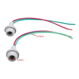 Sistema di illuminazione 2x T10 W5W Automobile Piccola lampadina a LED Spina Cuneo Adattatore rigido Presa Connettore Adattatori per portalampada per auto Base