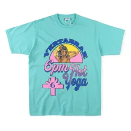 TシャツVertabrae Shirt Tee Hip Hop Men 6pm Girl Printed Green Shirt Sleeves Street Designer Tee Summer