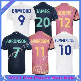 23 24 BAMFORD Llorente RODRIGO soccer jerseys 2023 2024 Adams Aaronson HARRISON Sinisterra JAMES kids Kit football shirt S-4XL