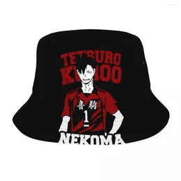 Basker tonåring hink hatt tetsuro kuroo haikyuu anime vårpicknick huvudbonad utomhus fiskare hattar bokuto volleyboll mangasession