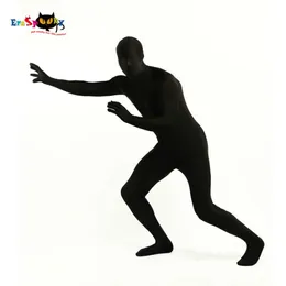 cosplay Black Adult Men's Full Body Second Skin Halloween Costume Zentai Suit Cosplay for Men Invisibility Bodysuitscosplay