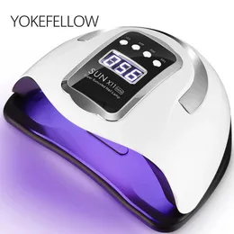 Nageltorkar UV LED -nagellampa 66Led Tork Gel Polish 4 Timer IR Sensor Professional för Manicure Pedicure Nail Art Light Salon Equipment 231020