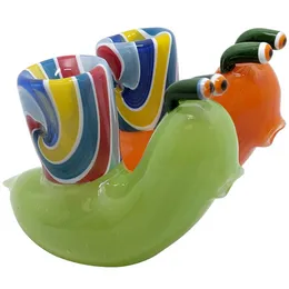 Vintage Cheech Snail Glass Pipe Bong Rökning Pipe Kvalitet Hookah Bong Original Glass Factory Made Can Put Customer Logo av DHL UPS CNE