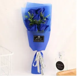 Оптовая продажа, креативные 7 маленьких букетов роз, имитация мыльного цветка на свадьбу, день Святого Валентина, подарки на день учителя, день матери