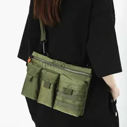 Cross Body Unisex Nylon Tactical Messenger Bags Casual Bullet Bag Bag Function Tactics Shoulder Bagqwertyui879