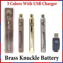 Preheat BK battery for disposable cartrisges gold color Twist Preheat VV Battery Bottom Voltage Adjustable Usb Charger for disposable CB vape pen