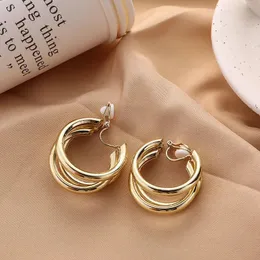 Orecchini a clip vintage con dichiarazione a bottone senza piercing per le donne, regalo per feste di moda, gioielli bijoux 231019