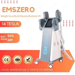 Emszero Slimming Body Sculpting Reducing Fat Machine med 2/4/5 HANDLAR ELEKTROMAGNETISK STIMULATHER MUSCLE 6500W skönhetssalong