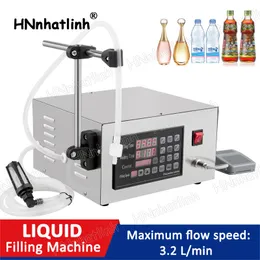 5ml To 3500ml Semi Automatic Mineral Oil Water Cosmetic Perfume Juice Glass Pet Bottle liquid Filling Machine