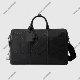 5a bolso de viaje impermeable de diseñador bolso de cuero de gran capacidad para mujer para hombre 725282 bolso de hombro en relieve vintage bolso de viaje impermeable portátil bolso de diseñador