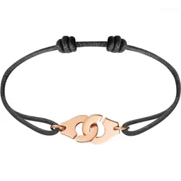 Bangle Famous Unisex Cool Woven Handcuffs Bracelet For Women And Men Rope Bracelets Br-321255Q