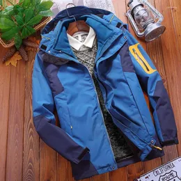 Наружные куртки 3IN1 модная зимняя куртка Unisex Set Set Wind-reshable Paryoutdoor Пехот Горная скалола