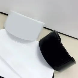 6 5X3 5CM Schwarz-Weiß-Wasserbohrer C-Armband Mode-Handringe Schmuckzubehör für Damenkollektion Armreif Artikel vip gif206D