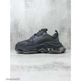 Spor Sneaker Sport Sole Çift 3xl Triple S Track Balencaga Sneaker Paris Kristal Açık Mekan Kalın Erkek Yükselten Kadın Erkek Ayakkabı Tasarımcısı Ode5