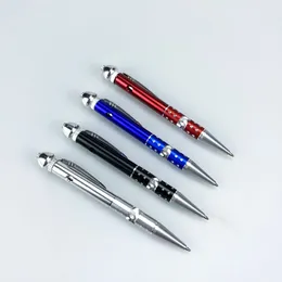 Creative Ball Point Pen Shaped Pipe Hot Selling New Portable Metal Small Pipe Rökning Set Löstagbar 2-i-1