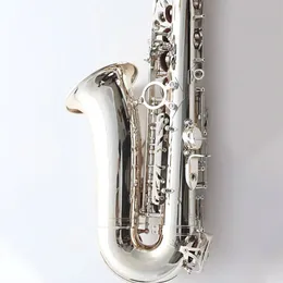 Klasyczny 54 srebrny saksofon altowy E płaski francuski rzemieślnik jeden do jednego ręcznie rzeźbionego wzoru instrumentu konstrukcyjnego