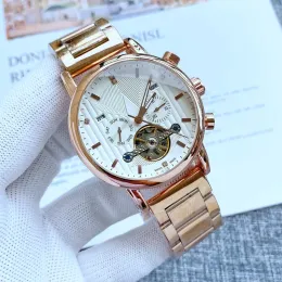 2023 New Luxury Mens Watches Large Flywheel Five Stitches Work Automatic Mechanical Watch Designer عالية الجودة عالية الجودة