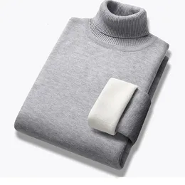 Herrenpullover, Wintertrend-Pullover, Herren-Pullover, einfarbig, langärmelig, Rollkragenpullover, Stehkragen, Fleece, warm, Slim-Fit, lässiger Pullover, Pullover, 3XL, 231021